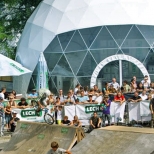 Namiot kulisty Freedomes F150 - Lech Bike Festival w Szklarskiej Porębie