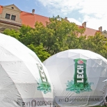 Namioty sferyczne w Lubiążu na Elektrocity Festival