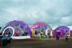Innowacyjne namioty kuliste odwiedziły festiwal Urdd National Eisteddfod